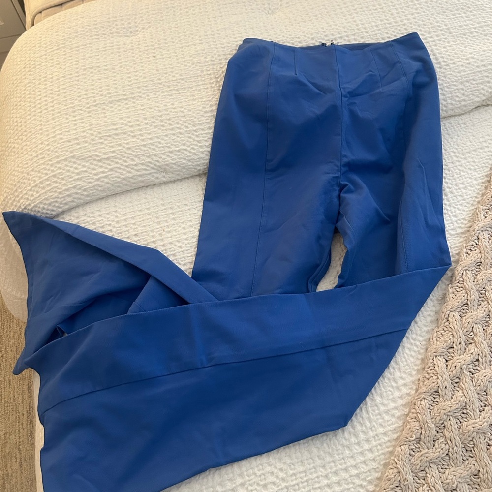Free people flared blue pants